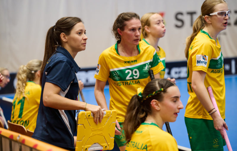 Hana Sládečková na lavičce australské reprezentace - Foto: Flickr IFF