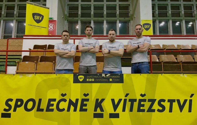 Nový realizační tým Vinohrad. Foto: SKV florbal
